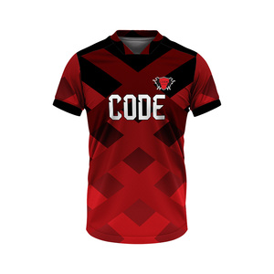 OEM ODM 100% Poliéster Camiseta de fútbol de secado rápido Equipos impresos personalizados Ropa de fútbol Logotipo frontal Mangas cortas Corte automatizado - Product Image 2