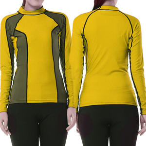 เสื้อแร็ชการ์ดแขนยาวสำหรับผู้หญิง, ใหม่เสื้อรัดรูปผ้ายืดซับลิเมตเสื้อฝึกวิ่ง - Product Image 5