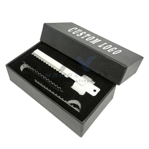 Wholesale Turkish Style Barber Stainless Steel Replaceable Blade Finger <b>Ring</b> <b>Thinning</b> Knife Tool with Custom Logo and Box - Product Image 5