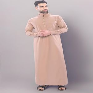 Servicio OEM árabe Dubai ropa islámica hombres alta calidad tradicional hombres Thobe Premium hombres con capucha Thobe - Product Image 4