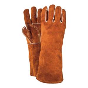 Gants de soudage en cuir de vachette pleine fleur les plus populaires, renforcés, durables, protection des mains, manchette de sécurité, usage général - Product Image 1