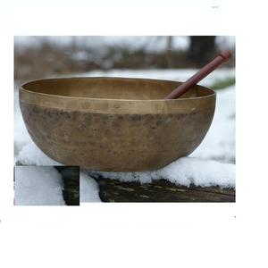 ชามร้องเพลงโลหะทำด้วยมือ,ชามร้องเพลงทิเบตจากอินเดียแบบพุทธชามออกกำลังกายโยคะ - Product Image 1