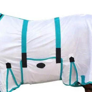 Prix de gros Tapis de cheval en maille imperméable d'hiver avec ajustement confortable Couverture de cheval personnalisée en polyester 100% pour toutes les saisons - Product Image 3