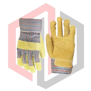 ถุงมือดับเพลิงแบบกันไฟ ทนทานต่อการฉีกขาด ระบายอากาศได้ดี ปราศจากซิลิโคน ปราศจากแป้ง ปรับแต่งได้ ป้องกันไฟฟ้าสถิต  ฝ่ามือทำจากหนัง - Product Image 4