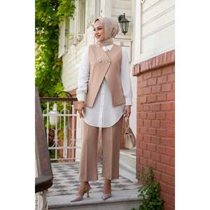 Conjunto Hijab 3 Piezas Beige - Product Image 3
