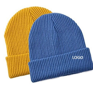 Team Colors Knit <b>Pom</b> Beanie | Chunky Stretch Acrylic Beanie Checkered/Character Print Washed Finish | Unisex Adult Sports <b>Hat</b> - Product Image 6