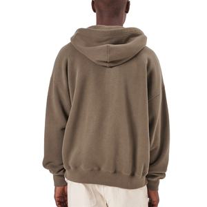 เสื้อฮู้ดดี้ผ้าเฟรนช์เทอร์รี่ 370gsm แบบสั่งทำพิเศษ คุณภาพสูง 100% ผ้าฝ้าย ทรงโอเวอร์ไซส์ แบบซิป ไม่มีลาย - Product Image 2