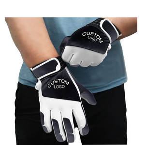 Fabrication professionnelle de haute qualité de gants de golf en peau de mouton noire imperméables et anti-UV personnalisés et bon marché pour hommes, 2025 - Product Image 5
