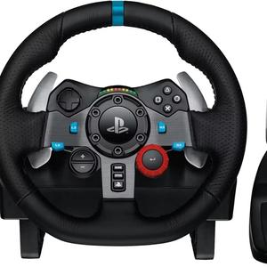 TOP PRIX Logitech G29 Driving Force Racing Wheel and Floor Pedals, Palettes de changement de vitesse en acier inoxydable, Volant - Product Image 3