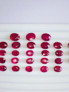 Piedra preciosa de rubí tratada con calor Natural de calidad AAA, piezas hermosas únicas, joyería con excelente Color rojo y certificado IGI - Product Image 5