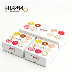 Eco Friendly <b>Donut</b> <b>Packaging</b> <b>Box</b> Food Grade paper <b>box</b> Custom Printed Paper <b>Donut</b> <b>Box</b> OEM ODM <b>Donut</b> <b>Box</b> Factory - Product Image 5