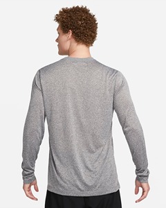 Nouveau design d'été à manches longues hommes t-shirt uni léger hommes vêtements O cou t-shirts - Product Image 6