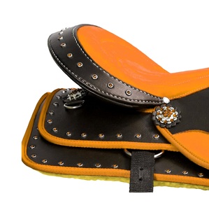 Selle Western Synthétique de Haute Qualité avec Équipement Assorti pour Courses Hippiques Anglaises - Product Image 2