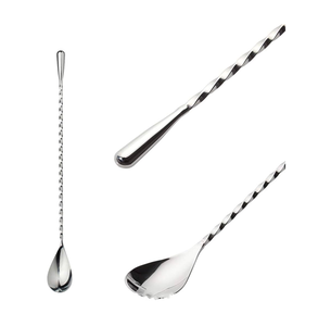 Nouveau design d'agitateur de bar Cuillère à mélanger en acier inoxydable pour agitateur de cocktail Outils de bar - Product Image 5