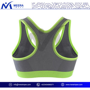 Soutien-gorge de sport léger haute performance pour femme Compression Fit Respirant Tissu anti-transpiration Construction sans couture pour - Product Image 4