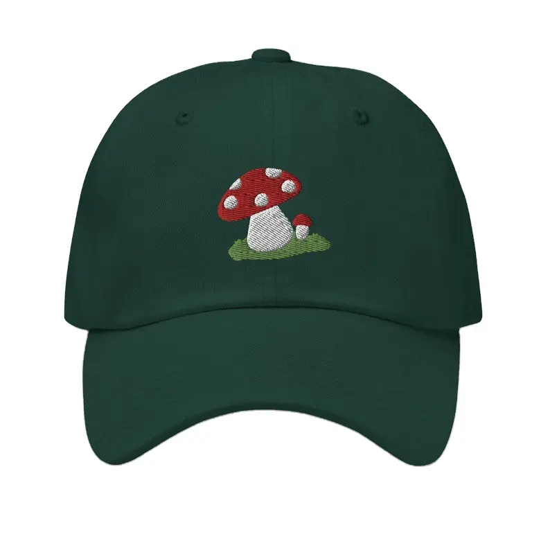 Wholesale with MOQ Embroidered Mushroom Hat Baseball Caps custom Logo Custom Hats High Quality Made in Vietnam