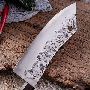 Cuchillo de Chef Japonés de Acero Inoxidable con Alto Contenido de Carbono, Mango Octogonal de Ébano, Cuchillo Nakiri Forjado a Mano - Product Image 4