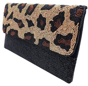 Pochette de soirée en perles colorées avec motif yeux, broderie perlée à la main, vente en gros - Product Image 3