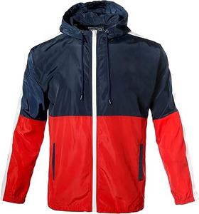 Custom sizes Men's <b>Lightweight</b> Hooded Windbreaker <b>Jacket</b> Breathable <b>Waterproof</b> Outerwear for <b>Running</b> Hiking & Outdoor Sports - Product Image 2