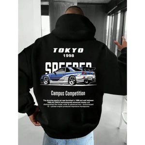 New Washing Printing <b>Hoodie</b> <b>American</b> Retro Oversized Sweatshirt Man Hoodies Hip Hop Long Sleeve Pullover <b>Hoodie</b> OEM - Product Image 4