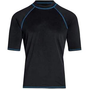 Wholesale Custom <b>Men</b> <b>Rash</b> <b>Vest</b> Shirt Short Sleeve Compression Top Quick Dry Sublimation <b>Rash</b> Guard OEM & ODM Service Available - Product Image 4