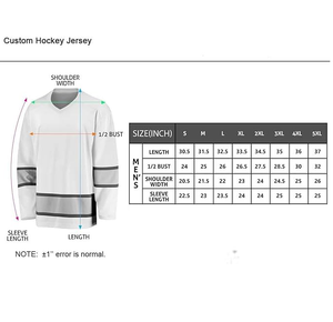 Diseño OEM impresión personalizada Hockey Jerseys uniforme desgaste de hockey sobre hielo hombres mujeres entrenamiento sublimado Hockey sobre hielo Jersey - Product Image 6