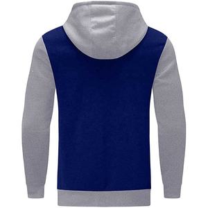 Oversize <b>Men</b> <b>Zipper</b> <b>Hoodie</b> Custom Heavyweight Cotton Fleece Color Block Zip Up <b>Hoodie</b> For <b>Men</b> Oversized Blank Plain Hoodies - Product Image 6