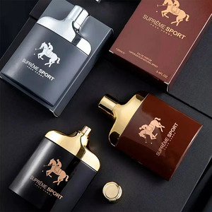 Lotion corporelle parfumée pour homme Callero 100ml - Couleurs assorties, flacon en verre, logo bronzé, emballé - Product Image 6