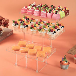 Nouveauté Plateau de service en acrylique léger avec poignées confortables et durable pour le service d'aliments et de boissons - Product Image 4