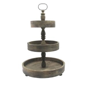 Soporte de pastel de Metal galvanizado redondo único al por mayor de tendencia superior, pastel decorativo para servir de hierro y cupcakes - Product Image 2