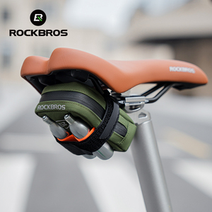 ROCKBROS-Mini <span class=keywords><strong>bolsa</strong></span> trasera para SILLÍN de <span class=keywords><strong>bicicleta</strong></span>, <span class=keywords><strong>bolsa</strong></span> de sillín portátil para <span class=keywords><strong>bicicleta</strong></span> de montaña - Product Image 2