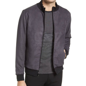 Chaqueta bomber de hombre con logotipo propio de diseño de servicio OEM, chaqueta bomber de moda de alta calidad para hombre - Product Image 1