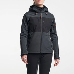Veste Softshell légère en toile pour femme, sur mesure, nouveau design, coupe-vent, imperméable, respirante, écologique - Product Image 3