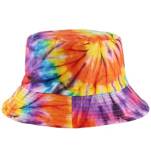All over Print senderismo pescador Fabricante verano Tie Dye Reversible Alta calidad reversible unisex al aire libre adultos Sombreros de cubo - Product Image 1