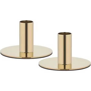 Candelabro chapado decorativo de Metal dorado para decoración navideña del hogar y centro de mesa de comedor de restaurante de Hotel - Product Image 3