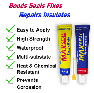 ผู้จัดจำหน่ายชั้นนำของกาวอีพ็อกซี่ใสสำหรับเหล็กคุณภาพพรีเมียม แข็งแรงเป็นพิเศษ แห้งเร็วภายใน 5 นาที ยี่ห้อแม็กซ์ซีล - Product Image 5