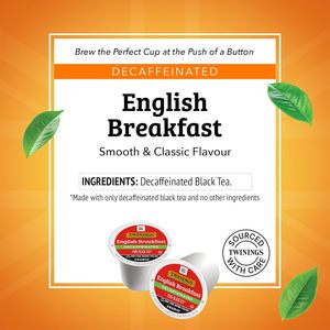 Twining SABOR FRESCO: 6 cajas de 12 Té Descafeinado English Breakfast en K-Cups, 72 unidades - Product Image 3