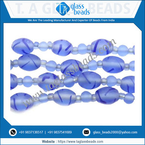 Best Price on Handmade Indian 4-11mm Semi-Fancy <b>Glass</b> <b>Beads</b> Multi-Strand <b>Lampwork</b> & <b>Crystal</b> Blue Mixed Size - Product Image 6