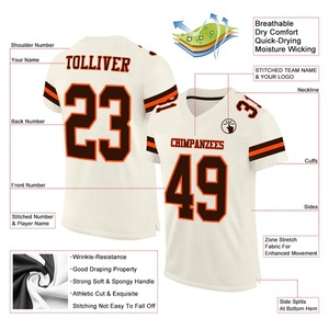 Conjunto de camiseta de fútbol de poliéster 100% unisex con logotipo de nombre de equipo personalizado, ropa de fútbol técnica sublimación precio barato al por mayor - Product Image 4