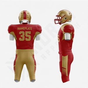 Vêtements de sport d'équipe personnalisés, uniforme de football américain, vêtements de football américain en vrac, vêtements de performance de football américain de haute qualité - Product Image 2