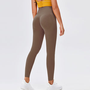 Leggings sans couture taille mi-haute pour le sport, la course à pied, le fitness et le yoga - Évacuation de la transpiration et respirant - Product Image 3
