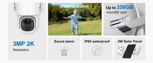 <span class=keywords><strong>Wifi</strong></span> năng lượng mặt trời Powered PTZ <span class=keywords><strong>camera</strong></span> ngoài trời không dây an ninh <span class=keywords><strong>ip</strong></span> <span class=keywords><strong>camera</strong></span> hai chiều nói chuyện tầm nhìn ban đêm phát hiện chuyển động ứng dụng điều khiển CMOS - Product Image 3