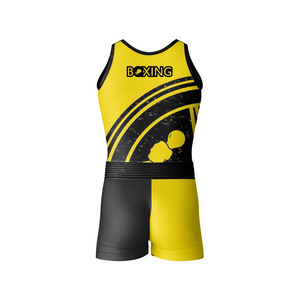 Uniforme de Boxeo Más Vendido 100% Poliéster para Hombre, Uniformes de Boxeo Profesionales Personalizados de Alta Calidad - Product Image 3