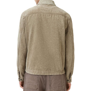 Factory Direct Custom Designed Men's Winter <b>Canvas</b> <b>Jackets</b> 100% Cotton High Quality Breathable Outdoor Clothing Pakistan - Product Image 4