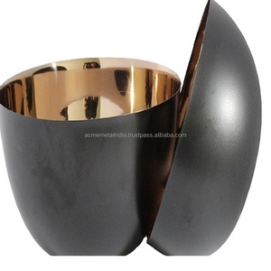 Tazones para servir frutas en acero inoxidable con acabado elegante Ideal para accesorios de cocina elegantes y presentación de comida elegante - Product Image 3