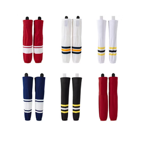 Calcetines de hockey sobre hielo personalizados profesionales Ropa de equipo en colores personalizados Accesorios deportivos para jóvenes y adultos al por mayor - Product Image 6