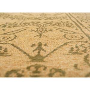 Alfombra de Lana y Yute Anudada a Mano Far East Gold, Rectangular Grande con Medallón y Patrón Abstracto para Hogar, Dormitorio, Pasillo - Pae-5493 - Product Image 3