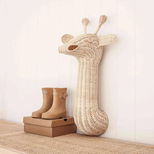 ตกแต่งผนังรูปยีราฟหวายธรรมชาติ สไตล์เรสติก ทำด้วยมือจากเวียดนาม คุณภาพสูง ทอมือ ราคาส่งที่ดีที่สุด - Product Image 3