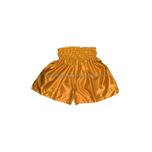 Short de Boxe Muay Thai Personnalisé Unisexe Noir 100% Polyester Spandex Respirant Séchage Rapide Sublimation 220g Logo Avant - Product Image 1