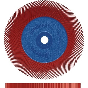Brosse radiale TYROLIT Sunburst Design 152xB151x25,4mm 220 Form DISC RA PREMIUM Alox/Korund pour outils abrasifs - Product Image 1